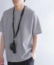 *SHIPS: ワンポイント ロゴ バーズアイ Tシャツ