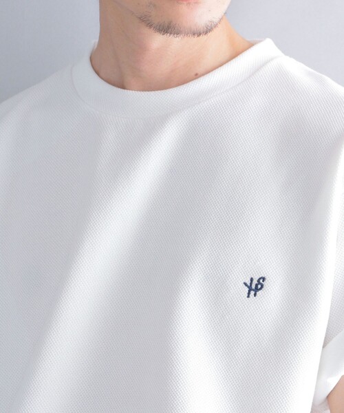 SHIPS(シップス)の「*SHIPS: ワンポイント ロゴ バーズアイ Tシャツ(Tシャツ/カットソー・メンズ・ブラック/ライトグレー/ベージュ/ネイビー/ホワイト系その他/ホワイト・SMALL/MEDIUM/LARGE/X-LARGE)」の15枚目の写真
