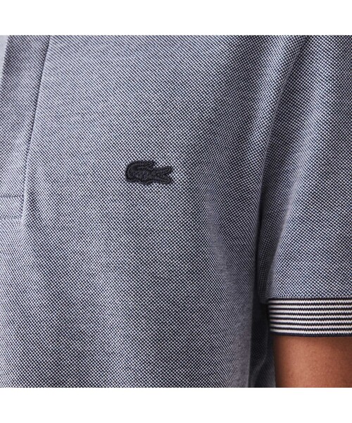 LACOSTE（ラコステ）の「ストライプパリポロシャツ（ポロシャツ）」 - WEAR