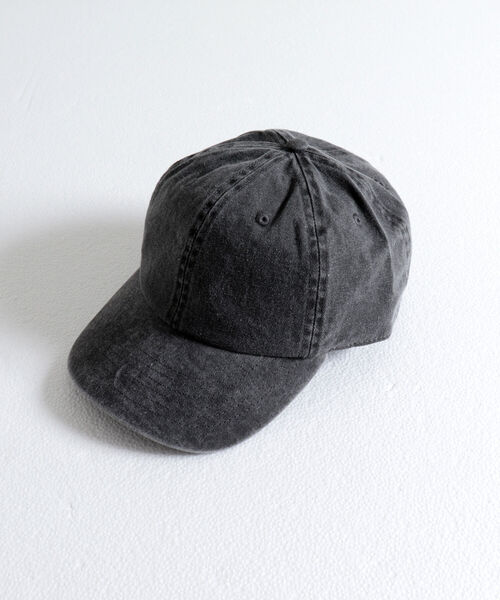 newhattan(ニューハッタン)の「【Newhattan/ニューハッタン】USED加工 ピグメントキャップ(キャップ・メンズ・チャコールグレー/ブラック/ベージュ/レッド/ピンク/ブルー/グリーン・FREE)」の18枚目の写真