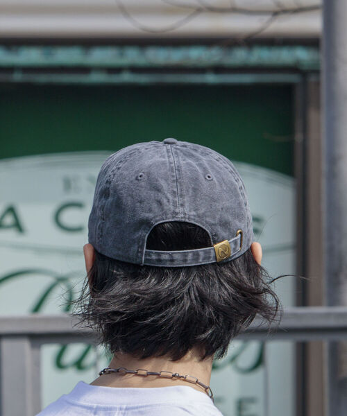 newhattan(ニューハッタン)の「【Newhattan/ニューハッタン】USED加工 ピグメントキャップ(キャップ・メンズ・チャコールグレー/ブラック/ベージュ/レッド/ピンク/ブルー/グリーン・FREE)」の10枚目の写真