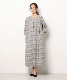 Samansa Mos2 | ギンガムチェックピンタックワンピース(ワンピース)