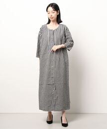 Samansa Mos2 | ギンガムチェックピンタックワンピース(ワンピース)