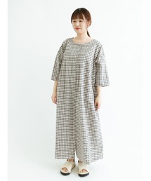 Samansa Mos2 | ギンガムチェックピンタックワンピース(ワンピース)