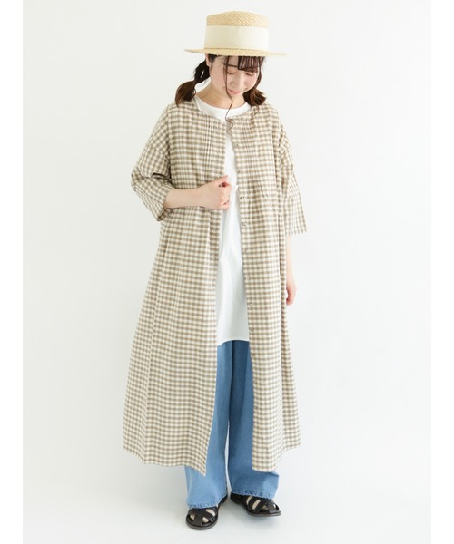 Samansa Mos2（サマンサ モスモス）の「ギンガムチェックピンタック