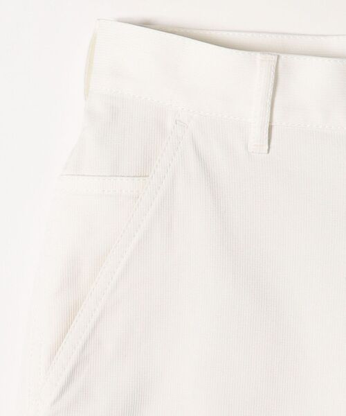 SHIPS any（シップス エニィ）の「SHIPS any:〈ウォッシャブル〉ピケ カーゴ パンツ◇（カーゴパンツ・レディース・ホワイト/ネイビー・38/36）」の6枚目の写真