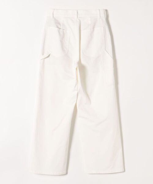 SHIPS any（シップス エニィ）の「SHIPS any:〈ウォッシャブル〉ピケ カーゴ パンツ◇（カーゴパンツ・レディース・ホワイト/ネイビー・38/36）」の7枚目の写真