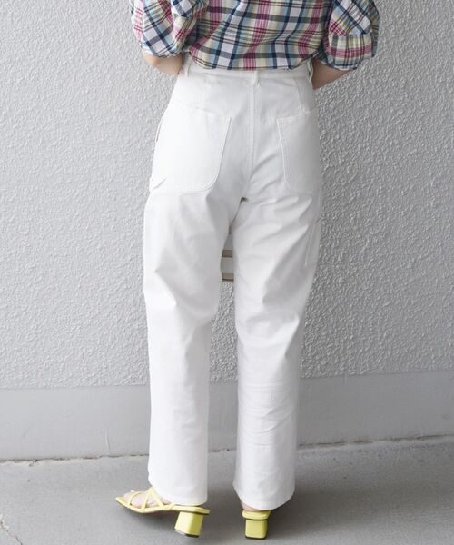 SHIPS any（シップス エニィ）の「SHIPS any:〈ウォッシャブル〉ピケ カーゴ パンツ◇（カーゴパンツ・レディース・ホワイト/ネイビー・38/36）」の14枚目の写真