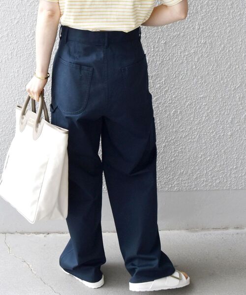 SHIPS any（シップス エニィ）の「SHIPS any:〈ウォッシャブル〉ピケ カーゴ パンツ◇（カーゴパンツ・レディース・ホワイト/ネイビー・38/36）」の20枚目の写真