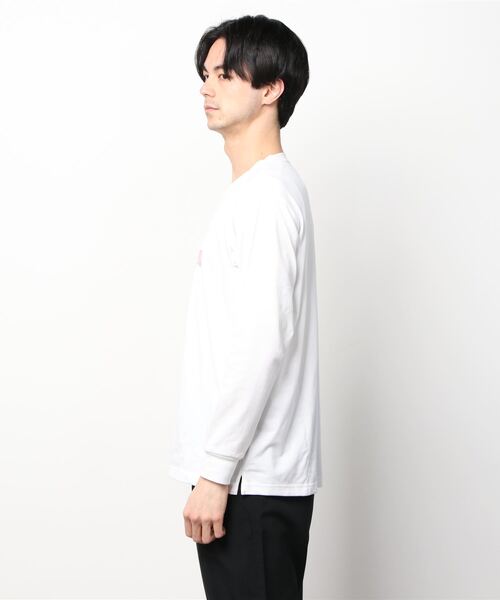 MIZUNO SPORTS STYLE（ミズノスポーツスタイル）の「ロゴＴシャツ（長袖）　［ユニセックス］（Tシャツ/カットソー・メンズ・ブラック/ホワイト/ダークブルー・M/XL/L/S）」の15枚目の写真