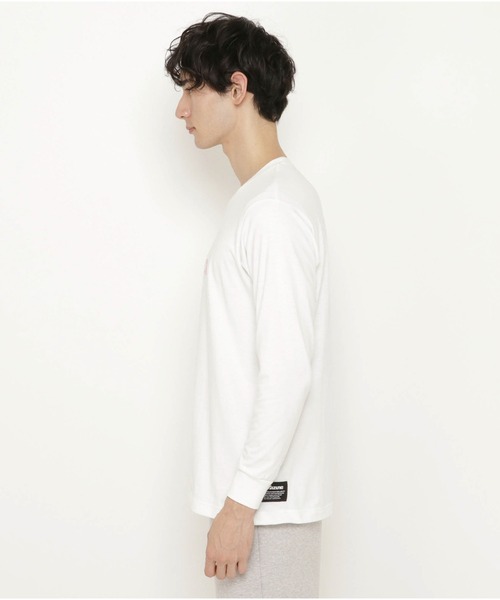 MIZUNO SPORTS STYLE（ミズノスポーツスタイル）の「ロゴＴシャツ（長袖）　［ユニセックス］（Tシャツ/カットソー・メンズ・ブラック/ホワイト/ダークブルー・M/XL/L/S）」の10枚目の写真
