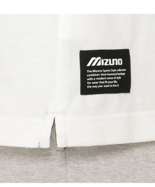 MIZUNO SPORTS STYLE（ミズノスポーツスタイル）の「ロゴＴシャツ（長袖）　［ユニセックス］（Tシャツ/カットソー・メンズ・ブラック/ホワイト/ダークブルー・M/XL/L/S）」の6枚目の写真