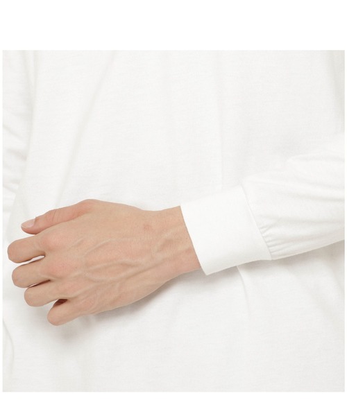 MIZUNO SPORTS STYLE（ミズノスポーツスタイル）の「ロゴＴシャツ（長袖）　［ユニセックス］（Tシャツ/カットソー・メンズ・ブラック/ホワイト/ダークブルー・M/XL/L/S）」の12枚目の写真