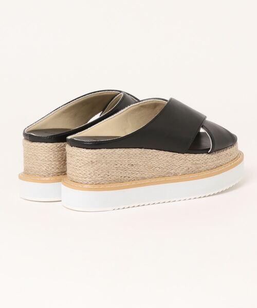 minia(ミニア)の「2層ウェッジメタリッククロスサンダル ◇(サンダル・レディース・ブラック/シルバー/ピンクゴールド・S/M/L/LL)」の21枚目の写真