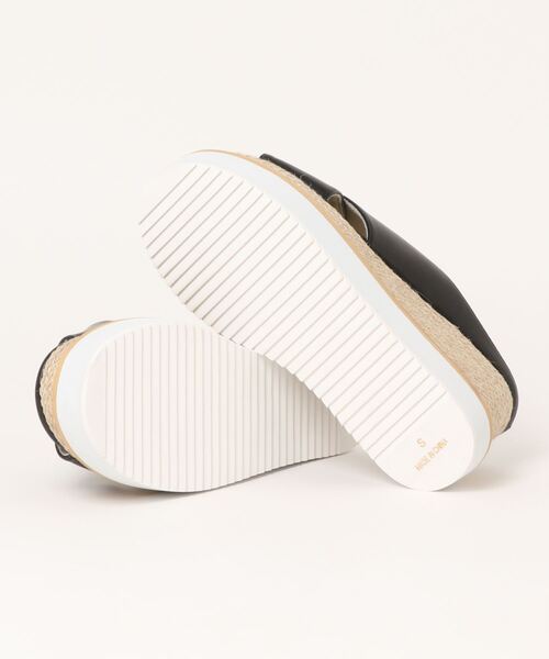 minia(ミニア)の「2層ウェッジメタリッククロスサンダル ◇(サンダル・レディース・ブラック/シルバー/ピンクゴールド・S/M/L/LL)」の22枚目の写真