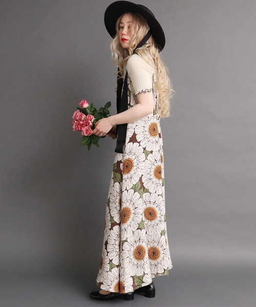 peu pres（プープレ）の「マトリカリアプリントOP（ワンピース・レディース・ブラウン/ブルー・FREE）」の10枚目の写真