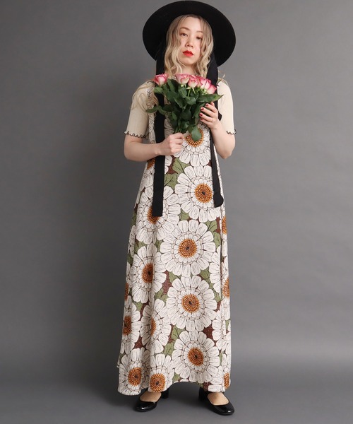 peu pres（プープレ）の「マトリカリアプリントOP（ワンピース・レディース・ブラウン/ブルー・FREE）」の13枚目の写真