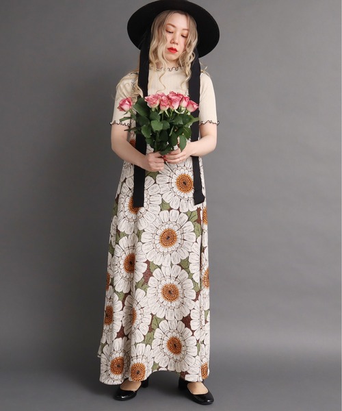 peu pres（プープレ）の「マトリカリアプリントOP（ワンピース・レディース・ブラウン/ブルー・FREE）」の14枚目の写真