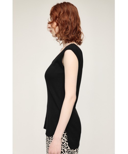 SLY（スライ）の「BACK U/N COLOR TANK バック Uネック カラー タンクトップ（タンクトップ・レディース・ホワイト/ブラック/ブラウン/レッド/オレンジ系その他・FREE）」の20枚目の写真