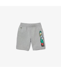 LACOSTE（ラコステ）の「ラコステロゴグラフィック　キッズスウェットショーツ（その他パンツ）」