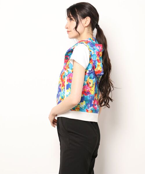 rienda suelta(リエンダスエルタ)の「/rienda suelta/SUMMER FLOWER1パーカーベスト ゴルフウエア(ベスト・レディース・レッド/ピンク・SMALL/MEDIUM)」の5枚目の写真