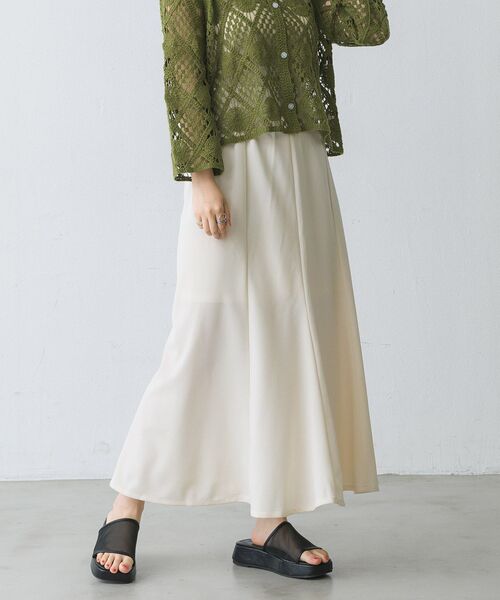 RETRO GIRL(レトロガール)の「マーメイドフレアSK(スカート・レディース・ブラック/グリーン/アイボリー/マスタード・FREE)」の9枚目の写真