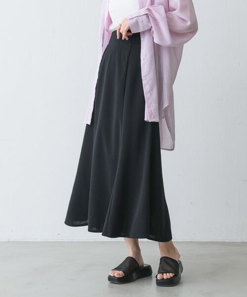 RETRO GIRL(レトロガール)の「マーメイドフレアSK(スカート・レディース・ブラック/グリーン/アイボリー/マスタード・FREE)」の16枚目の写真