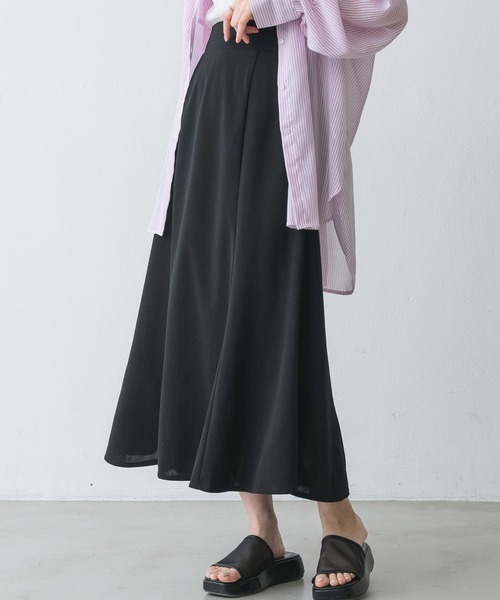 RETRO GIRL(レトロガール)の「マーメイドフレアSK(スカート・レディース・ブラック/グリーン/アイボリー/マスタード・FREE)」の3枚目の写真