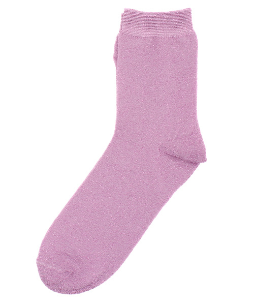 WEGO（ウィゴー）の「WEGO/パステルラメソックス（ソックス/靴下・レディース・ホワイト/サックスブルー/イエロー/ピンク・FREE）」の4枚目の写真