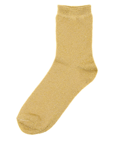 WEGO（ウィゴー）の「WEGO/パステルラメソックス（ソックス/靴下・レディース・ホワイト/サックスブルー/イエロー/ピンク・FREE）」の3枚目の写真