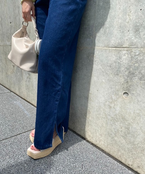 one after another NICE CLAUP（ワンアフターアナザーナイスクラップ）の「CUTEサロペ（サロペット/オーバーオール・レディース・ブラック/オフホワイト/インディゴブルー・FREE）」の19枚目の写真