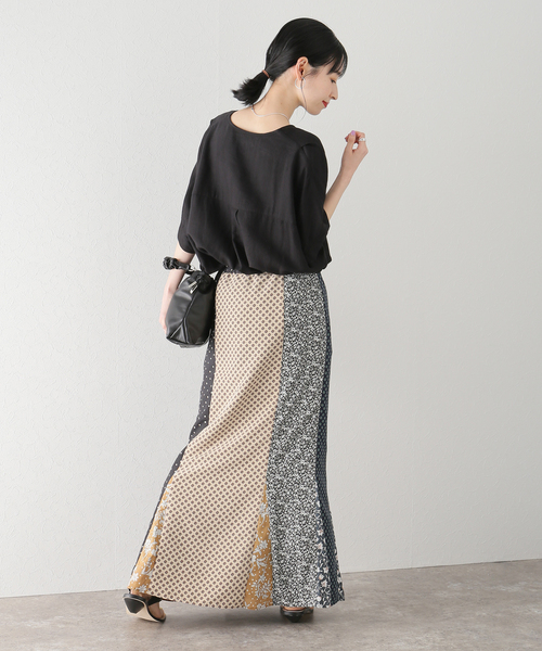 Bonum（ボナム）の「パッチワークマーメイドスカート（スカート・レディース・ブラック・FREE）」の11枚目の写真