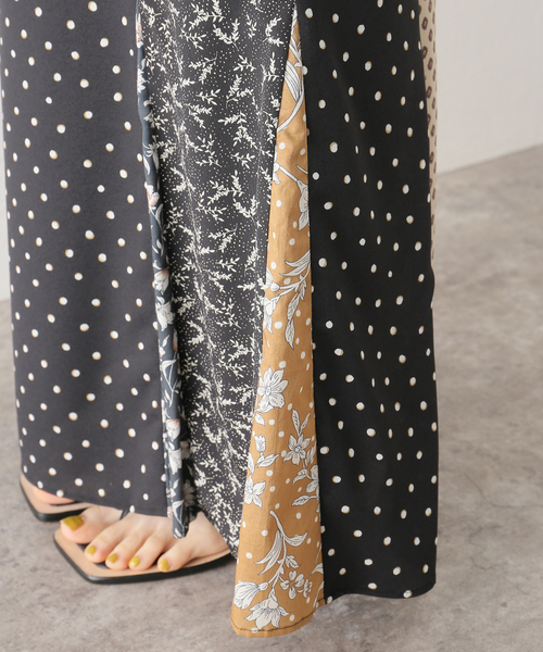 Bonum（ボナム）の「パッチワークマーメイドスカート（スカート・レディース・ブラック・FREE）」の20枚目の写真