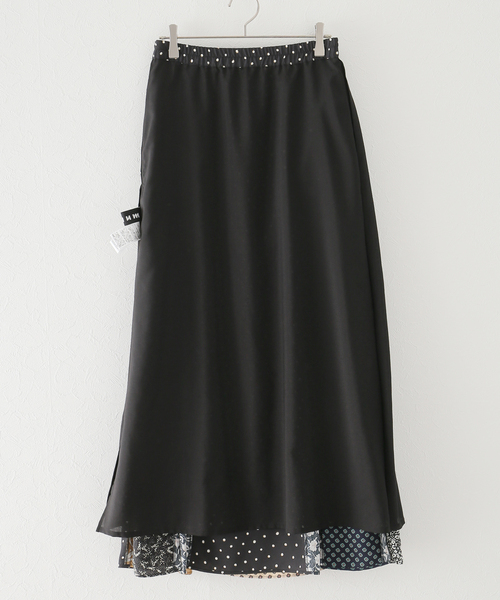 Bonum（ボナム）の「パッチワークマーメイドスカート（スカート・レディース・ブラック・FREE）」の17枚目の写真