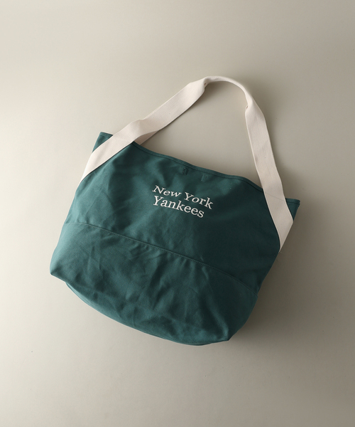 JOURNAL STANDARD（ジャーナルスタンダード）の「【INFIELDER DESIGN/インフィールダーデザイン】MLB トートバック（トートバッグ・メンズ・ネイビー/グリーン・FREE）」の2枚目の写真