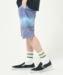 PANHARD（パンハード）の「ミニ裏毛総柄ショーツ【ユニセックス】(M1)（スウェットパンツ）」