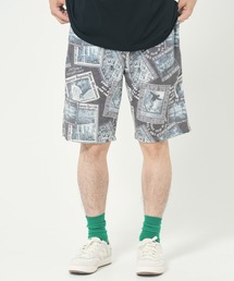 PANHARD（パンハード）の「ミニ裏毛総柄ショーツ【ユニセックス】(M1)（スウェットパンツ）」