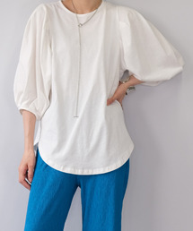 ＡＮＤＪ | 【2022/SS】タックボリューム袖Tシャツ(Tシャツ/カットソー)