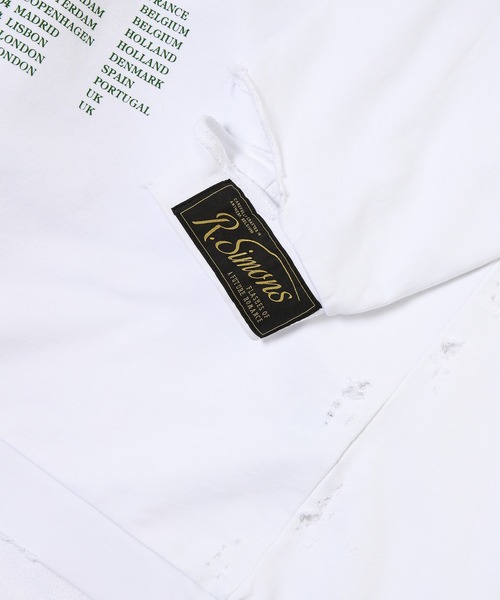 RAF SIMONS(ラフシモンズ)の「Destroyed oversized hoodie Grimrawler(パーカー・メンズ・ホワイト・XS/S)」の3枚目の写真