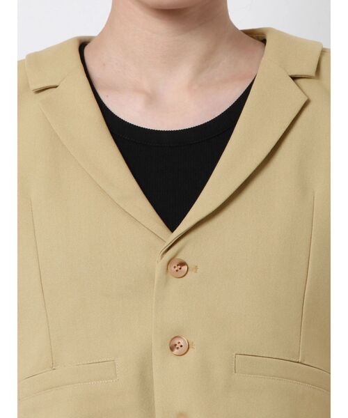 EMODA(エモダ)の「スーツベストタンクトップ(テーラードジャケット・レディース・ブラック/イエロー/グレー・FREE)」の15枚目の写真