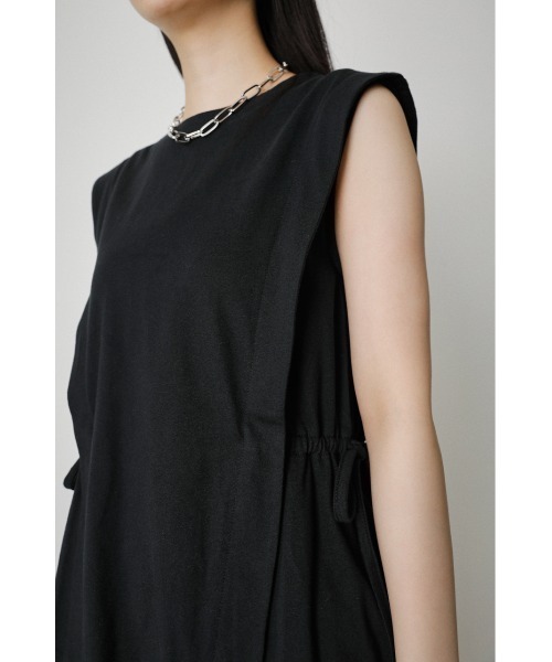 AZUL by moussy（アズールバイマウジー）の「SIDE RIBBON TANK TOP/サイドリボンタンクトップ（タンクトップ・レディース・ブラック/ホワイト/ライトカーキ・SMALL/MEDIUM）」の21枚目の写真