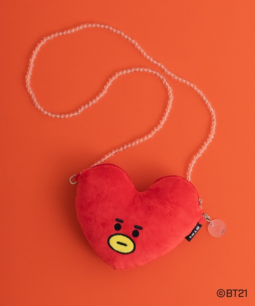 Kastane（カスタネ）の「【BT21】モバイルショルダー（ショルダーバッグ・レディース・ホワイト/スカイブルー/ブラウン/レッド/サックスブルー/ピンク/イエロー・FREE）」の7枚目の写真