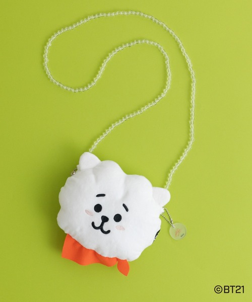 Kastane（カスタネ）の「【BT21】モバイルショルダー（ショルダーバッグ・レディース・ホワイト/スカイブルー/ブラウン/レッド/サックスブルー/ピンク/イエロー・FREE）」の2枚目の写真