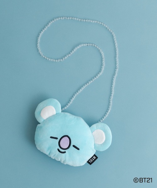 Kastane（カスタネ）の「【BT21】モバイルショルダー（ショルダーバッグ・レディース・ホワイト/スカイブルー/ブラウン/レッド/サックスブルー/ピンク/イエロー・FREE）」の4枚目の写真