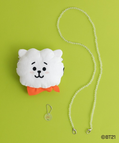 Kastane（カスタネ）の「【BT21】モバイルショルダー（ショルダーバッグ・レディース・ホワイト/スカイブルー/ブラウン/レッド/サックスブルー/ピンク/イエロー・FREE）」の15枚目の写真