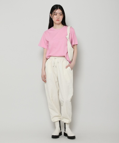 ALAND（エーランド）の「3.3Field Trip／BASIC TEE 2297700（Tシャツ/カットソー・レディース・ピンク/ライトグリーン/アイボリー・FREE）」の4枚目の写真