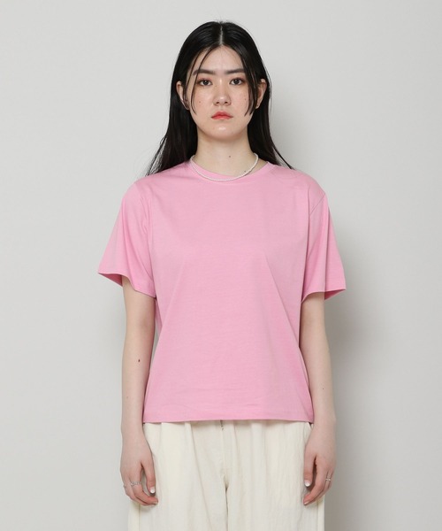 ALAND（エーランド）の「3.3Field Trip／BASIC TEE 2297700（Tシャツ/カットソー・レディース・ピンク/ライトグリーン/アイボリー・FREE）」の6枚目の写真