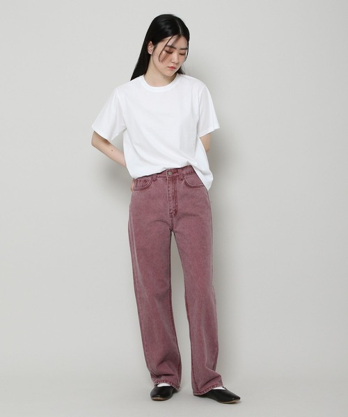 ALAND（エーランド）の「3.3Field Trip／BASIC TEE 2297700（Tシャツ/カットソー・レディース・ピンク/ライトグリーン/アイボリー・FREE）」の7枚目の写真