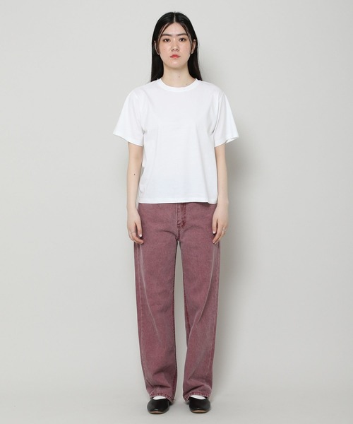 ALAND（エーランド）の「3.3Field Trip／BASIC TEE 2297700（Tシャツ/カットソー・レディース・ピンク/ライトグリーン/アイボリー・FREE）」の8枚目の写真