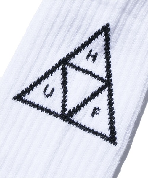 HUF(ハフ)の「HUF/ハフ TT CREW SOCK ソックス(ソックス/靴下・メンズ・ホワイト/ブラック・ONE SIZE)」の4枚目の写真